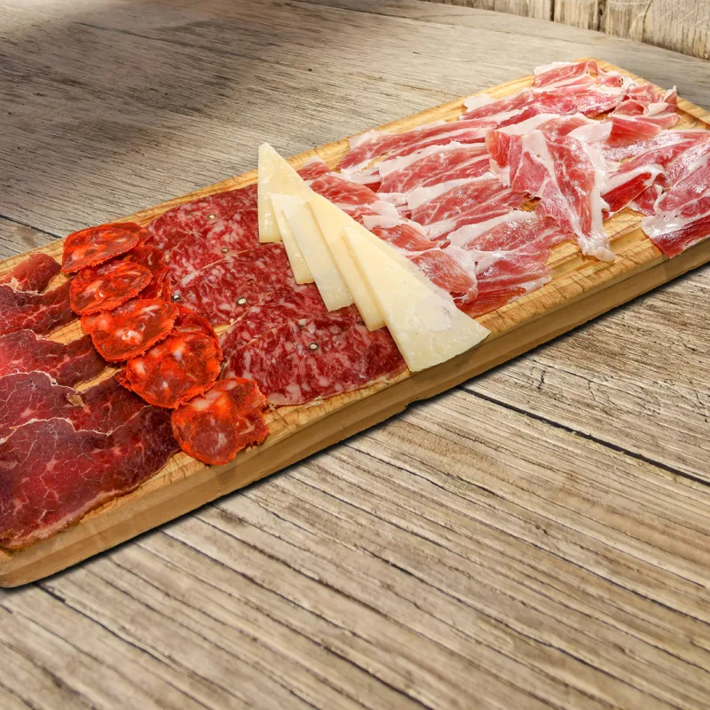 Plato de la carta de Tinto y Leña